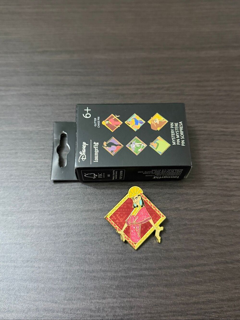 Loungefly Disney The Emperor's New Groove Portrait Enamel Pin CHASE - Kuzco